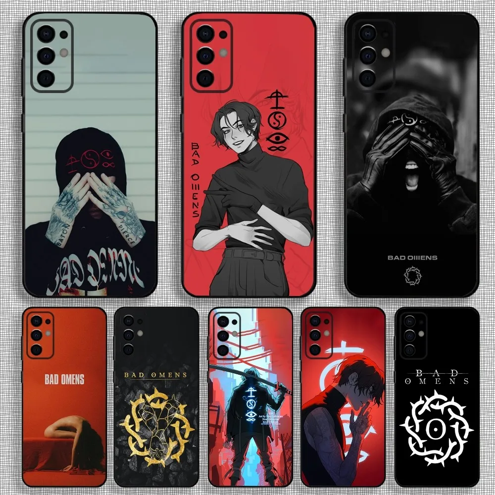 

B-Band B-Bad Omens Phone Case For Samsung S24,S21,S22,S23,S30,Ultra,S20,Plus,Fe,Lite,Note,10,9,5G Black Soft Cover