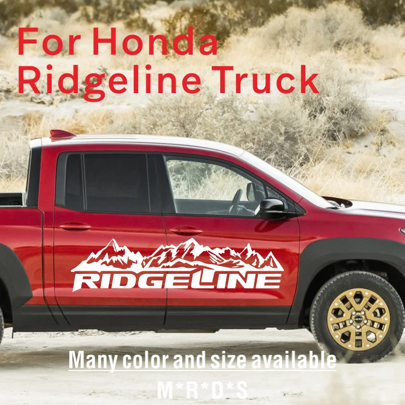 

Наклейки на автомобиль, наклейки на все тело для Honda Ridgeline, грузовик, задняя дверь, графика, горный декор, чехол, аксессуары для автотюнинга