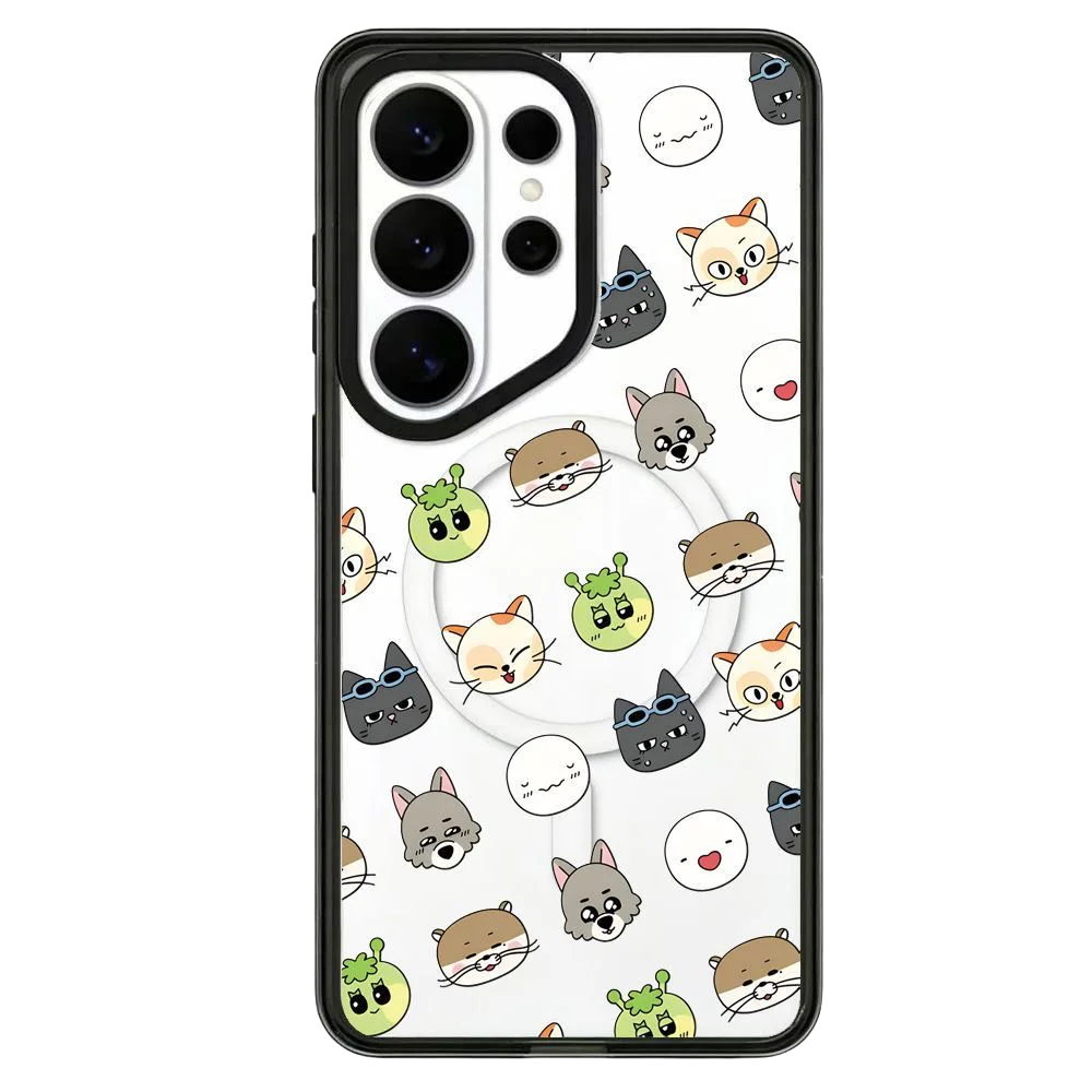 6060441 Acrylic Magnetic Case: Compatible with Samsung Galaxy S23 U S24U S25 S26 Ultra S25+ S26 Plus Shell