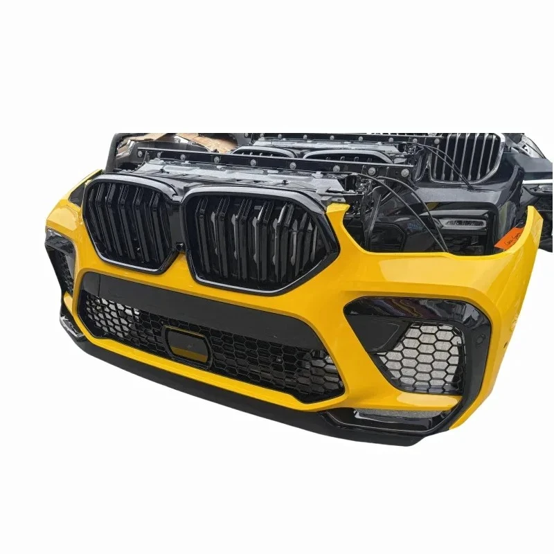 

For X6 M F96 (2019-2023) Original Second-Hand Front Bumper Body Kit with Radiator & Electronic Fan Plastic