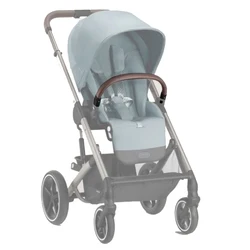 Buggy Stoßstange Bar Für Cybex Balios S lux Leitplanke Kinderwagen Armlehne Mit Leder Abdeckung Kinderwagen Handlauf Baby Zubehör