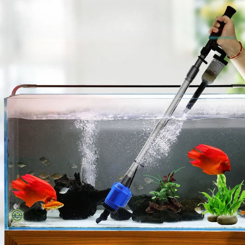 

Электрический регулируемый очиститель воды для аквариума, подводный фильтр для песка, инструмент для чистки аквариумов, аквариумный пылесос