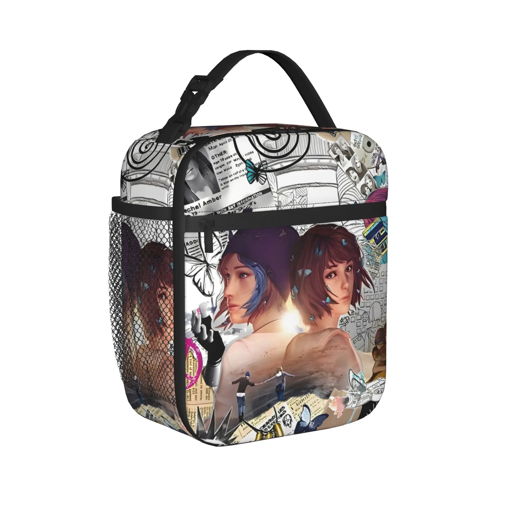 Life is Strange Game Insulated Lunch Bag Leakproof  Reusable Cooler Bag Lunch Box Tote Beach  Travel Men Women