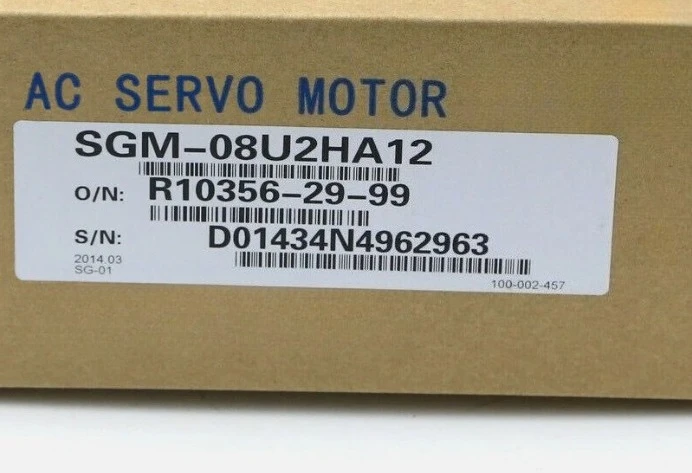 

Brand New Original SGM-08U2HA12 SGM 08U2HA12 AC Servo Motor 700W 200V Fast Delivery