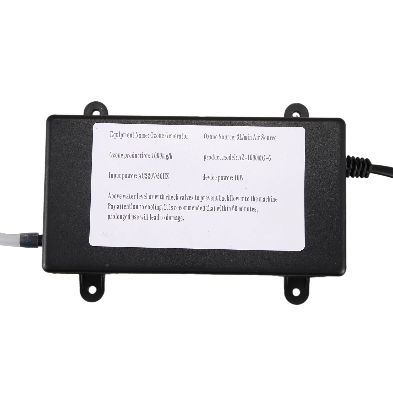 A14G-Generator Ozon 1000Mg Ozonizer Pembersih Udara Air Perawatan Pembersih Tangki Ikan Sayuran Buah, Steker UE