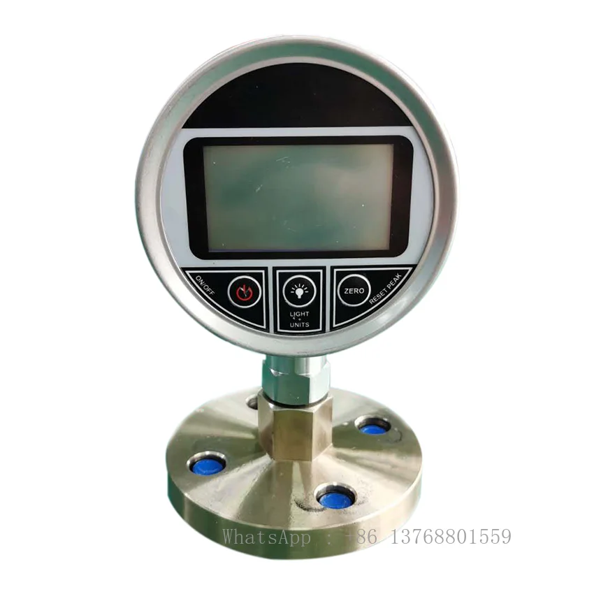 High Precision -0.1~0-100Mpa Digital Pressure Gauge With Data Logger