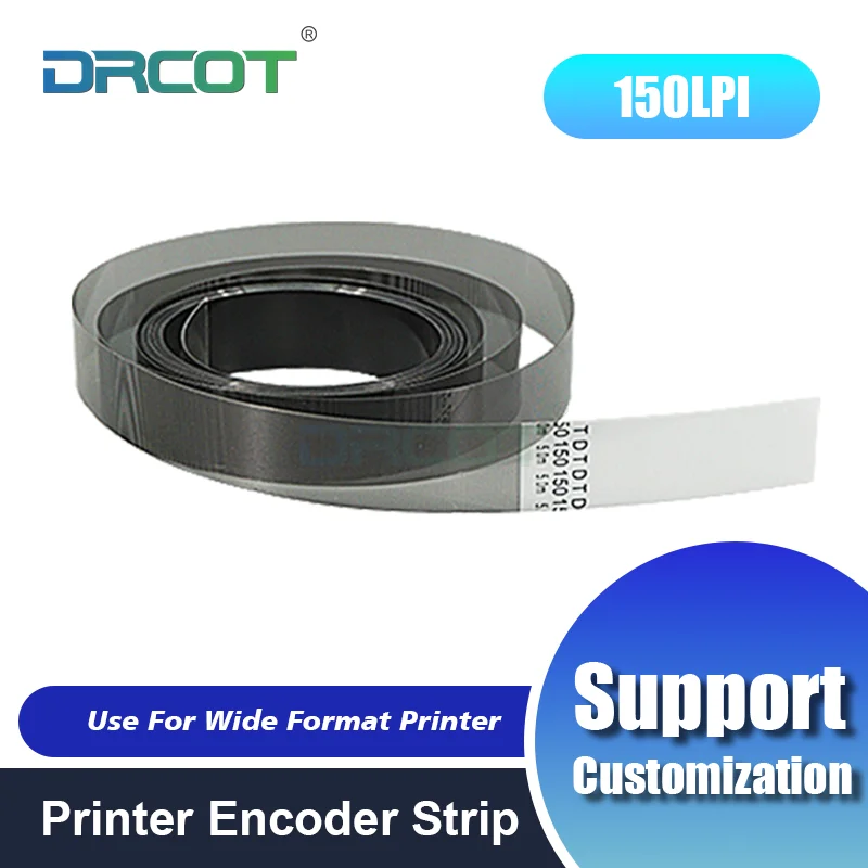 Solvent Printer 180LPI Encoder Strip 300LPI 360LPI Raster for Inkjet Printer 150 DPI Encoder Grating Tape