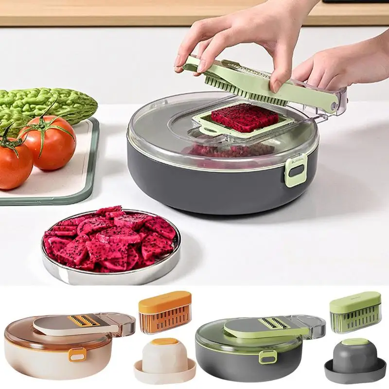 

Vegetable Cutter Slicer Multifunctional Vegetable Onion Chopper Food Grade Kitchen Vegetable Cutting Tools for Potatoes Cucumber