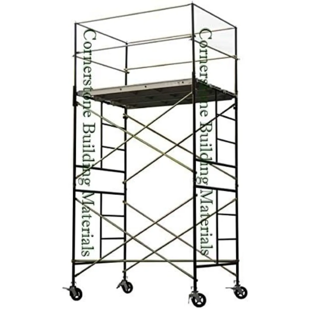 Ensembles de Cadres d'Échafaudage Mascirculants à Serrure à Pression, 5x5x7 Pouces, 6 Pièces