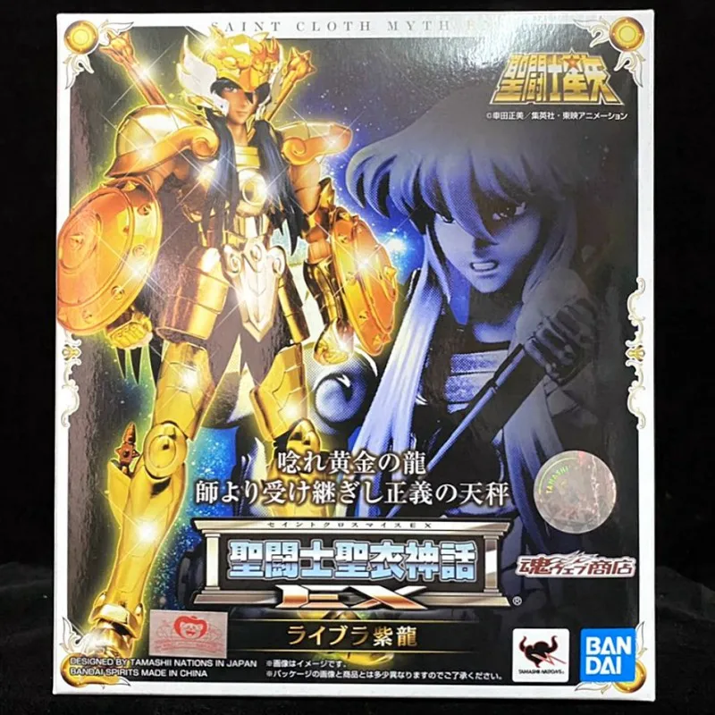 

Original Bandai Saint Seiya Cloth Myth Gold Ex Libra Shiryu In Stock Anime Figures Model Toys Gift