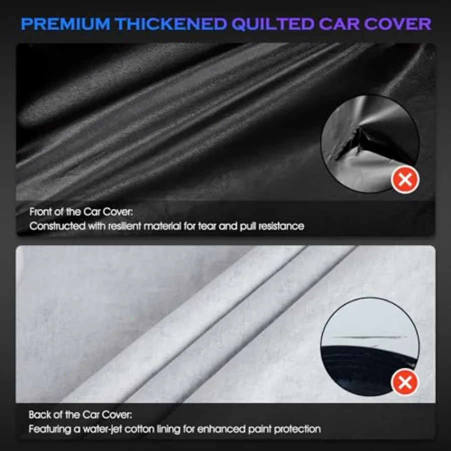 Car Cover Custom 2020-2026, 6 Layers Truck Cover Waterproof All Weather for Automobiles, Outdoor Full Exterior Cover, Rain, Sun