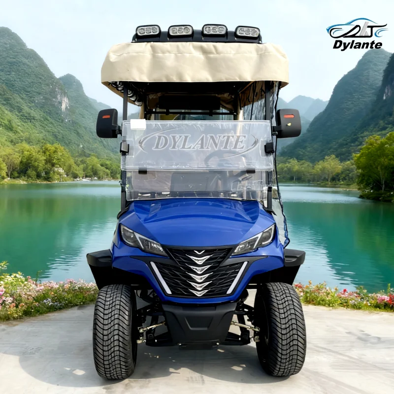 China Factory Manufacturer 2 - 8 Seater Electric Golf Cart Gas Off Road Vehicle For Sale Optional Lithium Battery Golf Cart