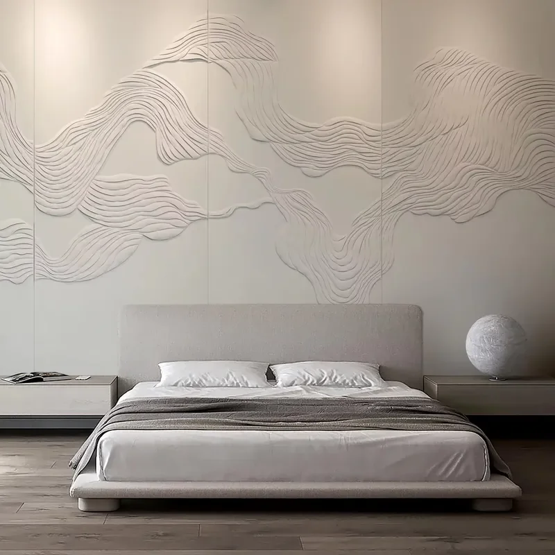 Hand-Embossed Custom Leather Wall Panels - Bespoke Interior Decor