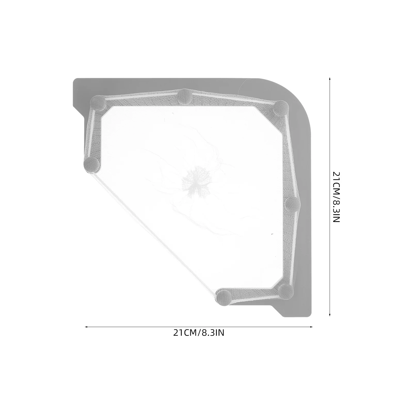 50 Uds. Escurridor de fregadero de cocina, soporte de bolsa de malla para residuos de alimentos, filtro de esquina, red de almacenamiento, colador de fregadero, organizador de bolsa