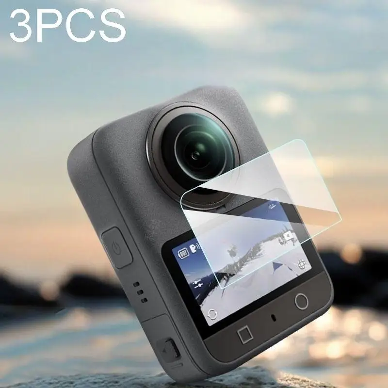 

3Pcs Camera Accessories For DJI 360 Screen Protector 9H Tempered Glass HD Clear Responsive Touch Protective Film