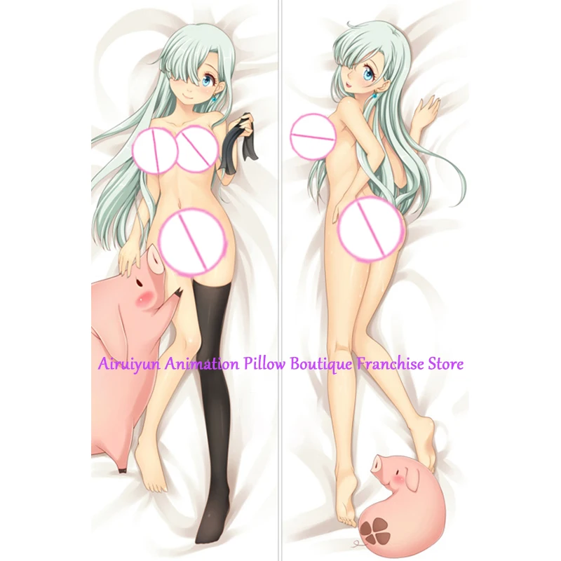 

Anime Dakimakura Pillow Case Beautiful Girl Sexy and Busty Beautiful Girl Double-Sided Halloween Decoration