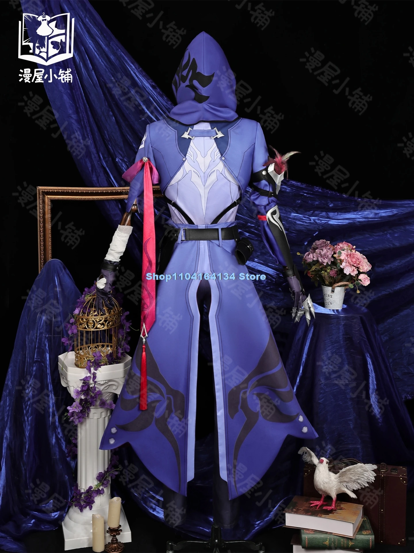 Jeu Honkai Star Rail Moze Cosplay Costume pour hommes, uniforme de bataille de cheveux, perruques imbibées pour le jeu, Halloween, carnaval, fête, outift