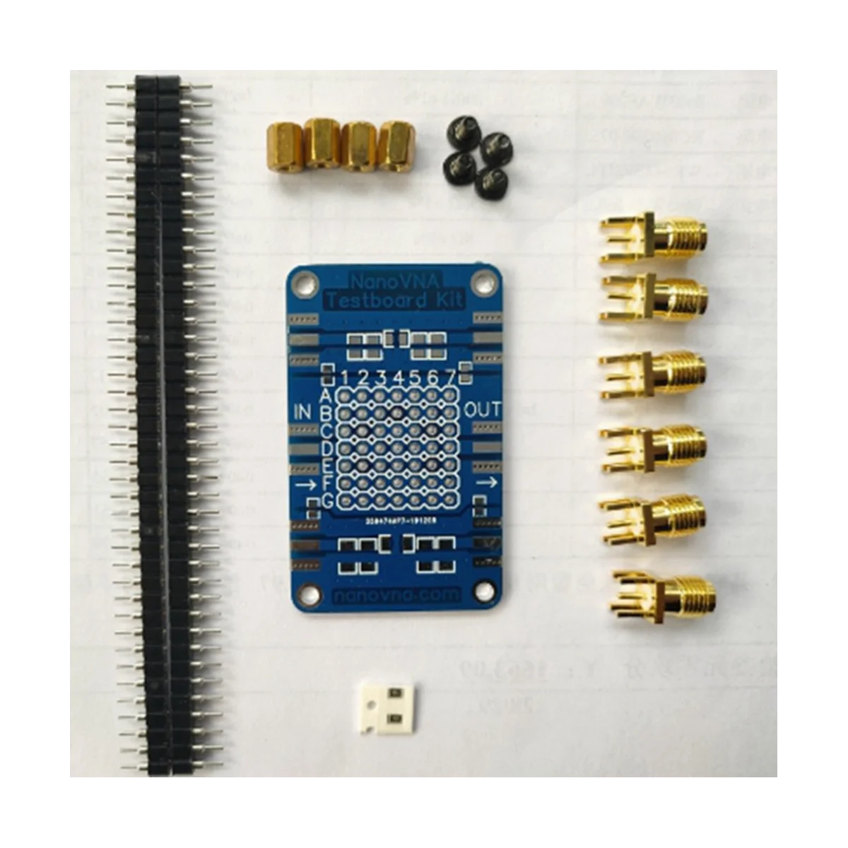 NanoVNA Testboard Kit VNA Test płyta demonstracyjna wektorowy analizator sieciowy płyta testowa