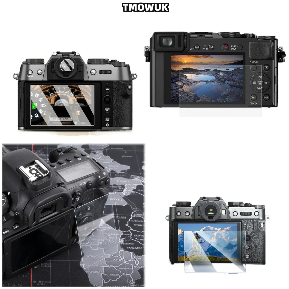 For Fujifilm XT-5 XT-4 R50 R8 XS10 X-100V Pro3 Tempered Glass Film For Screen 9H Hardness HD