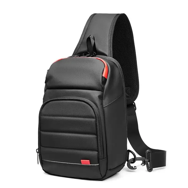 

EURCOOL Multifunction Men Chest Bag for 9.7USB Backpack Charging Messenger Handbags Crossbody Shoulder Sling Male Bags Bolsas