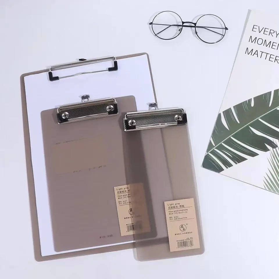 Cartella di file A4A5A6 Appunti Blocco note Memo Scheda a clip singola Carta di prova Organizzatore di archiviazione Materiale scolastico Stazionario per ufficio