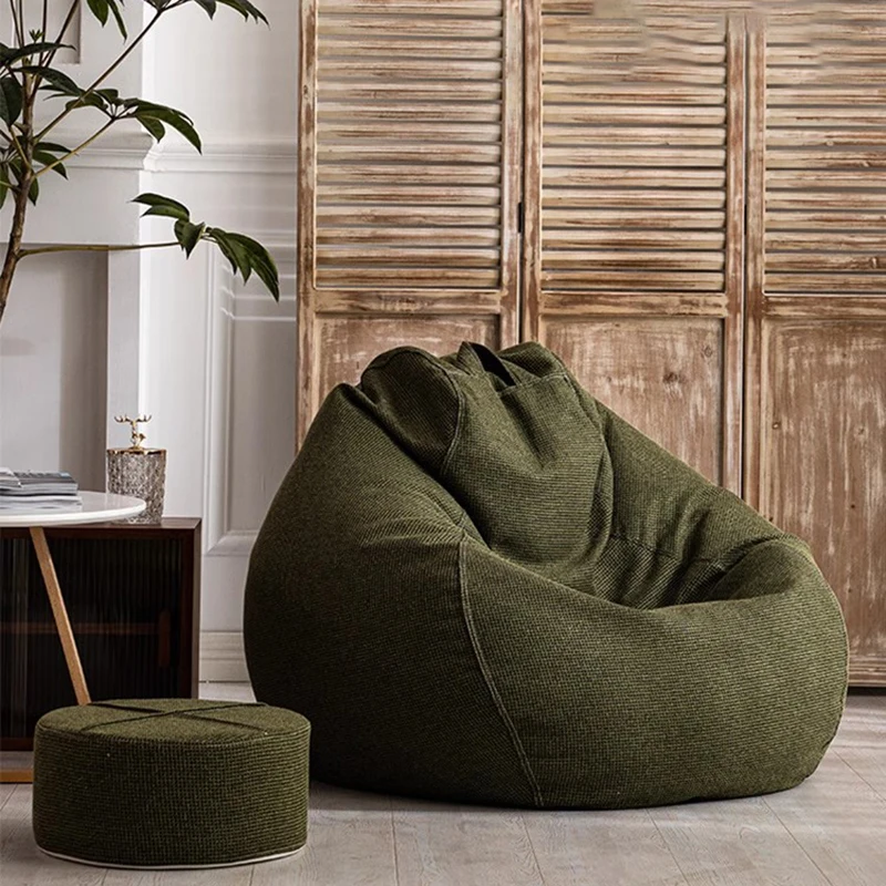 Green Bean Bag Sofa Couch Design Tatami Creative Relaxing Lounge Soft Sofa Office Recliner Tembel Kanepe Living Room Furniture