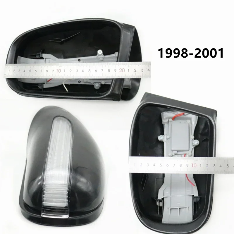 Side Mirror Heated Glass Lens Rearview Housing with Turn Signal Lamp For Mercedes-Benz S-Class W220 S280 S320 S430 98-05