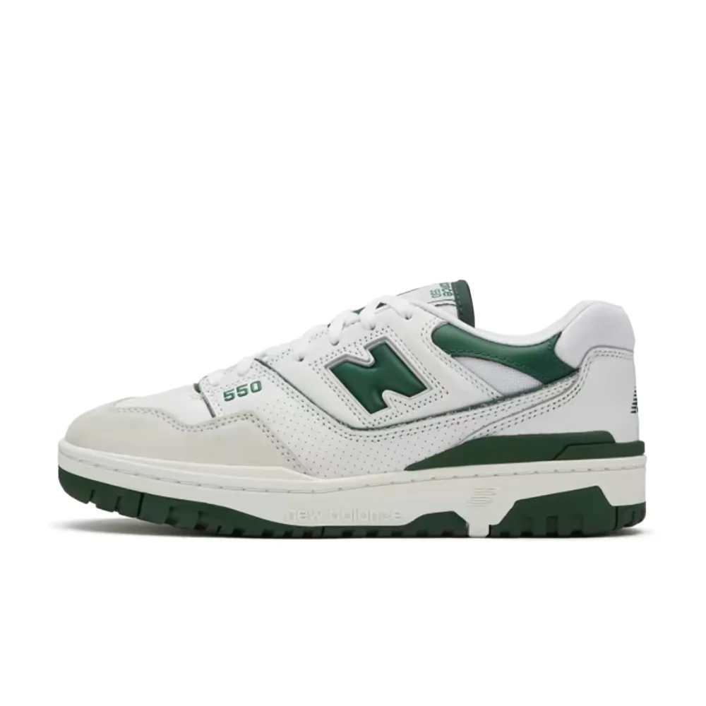 New Balance NB550 Premium Pack Unisex Low-Top Retro Basketball Shoes – Green, Stylish Design & Comfortable Fit BB550WT1