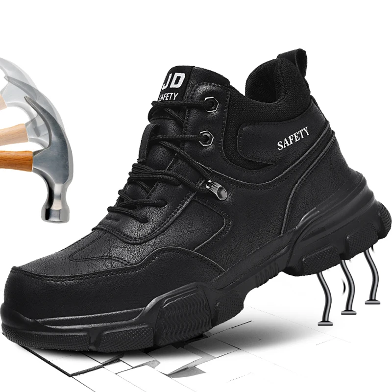 

New Men's And Women's Labor Protection Shoes With Anti Smashing And Anti Piercing Steel Toe Shoes, Ce Ppe Certification Qualific