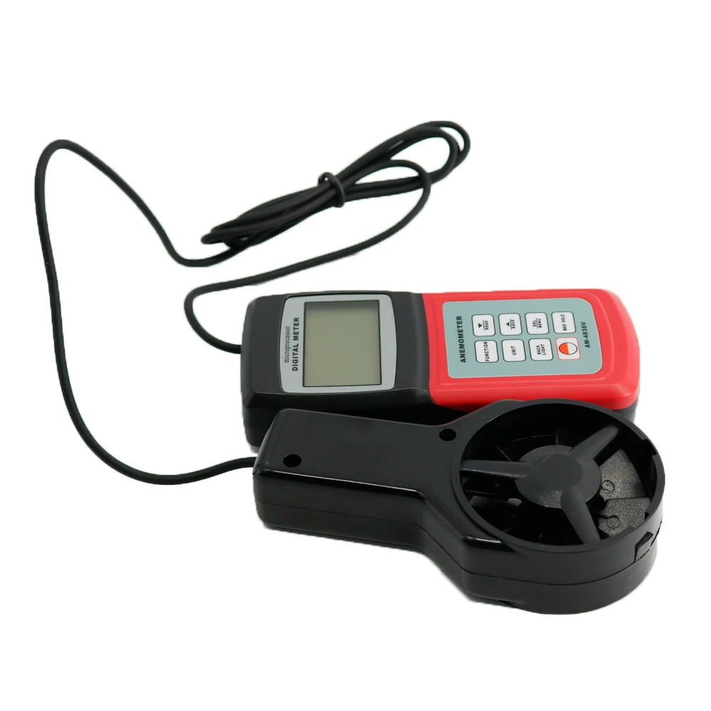 AM4836V New Digital Anemometer Air Speed Tester Air Flow Tester