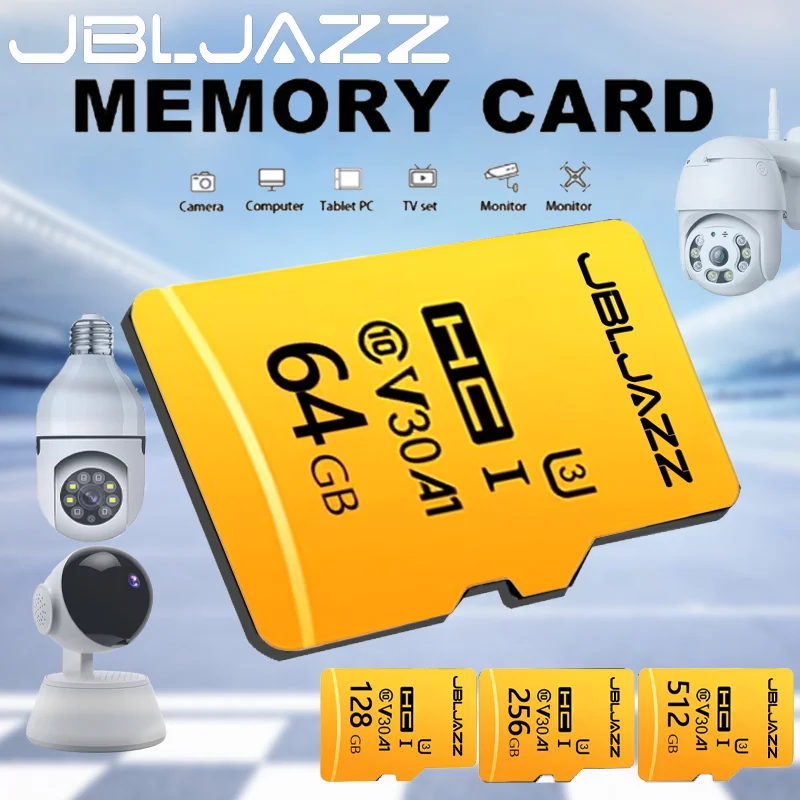 Tarjeta Micro SD Ultra A1 U1 Clase 10, Tarjeta de Memoria Flash TF de 64GB 128GB 256GB 512GB para Teléfono Inteligente, Tableta, Cámara, Switch, Dron