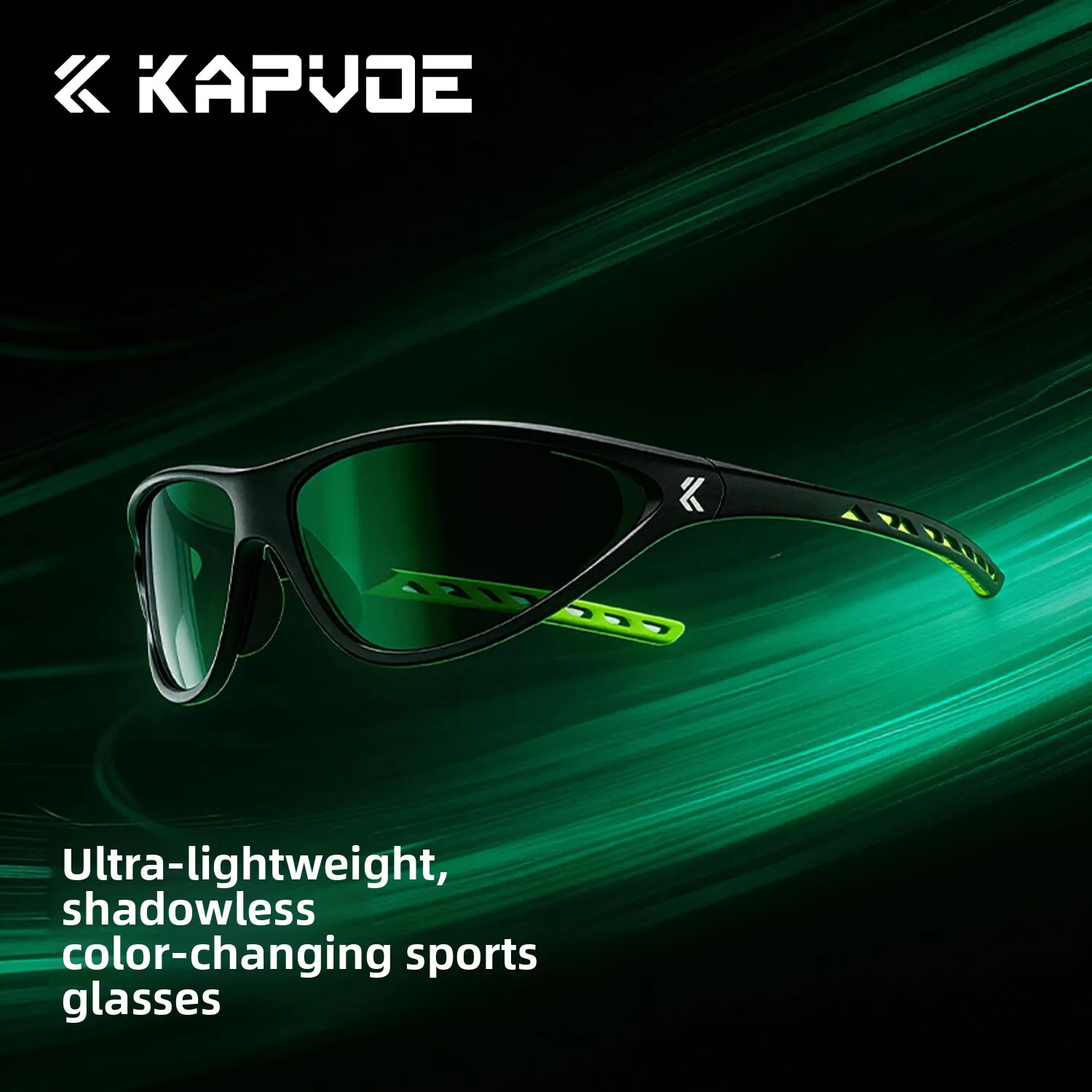 Kapvoe Photochromic Sunglasses for Men Hiking Camping Cycling MTB Bike Goggles Fishing Sports Eyewear Fashion