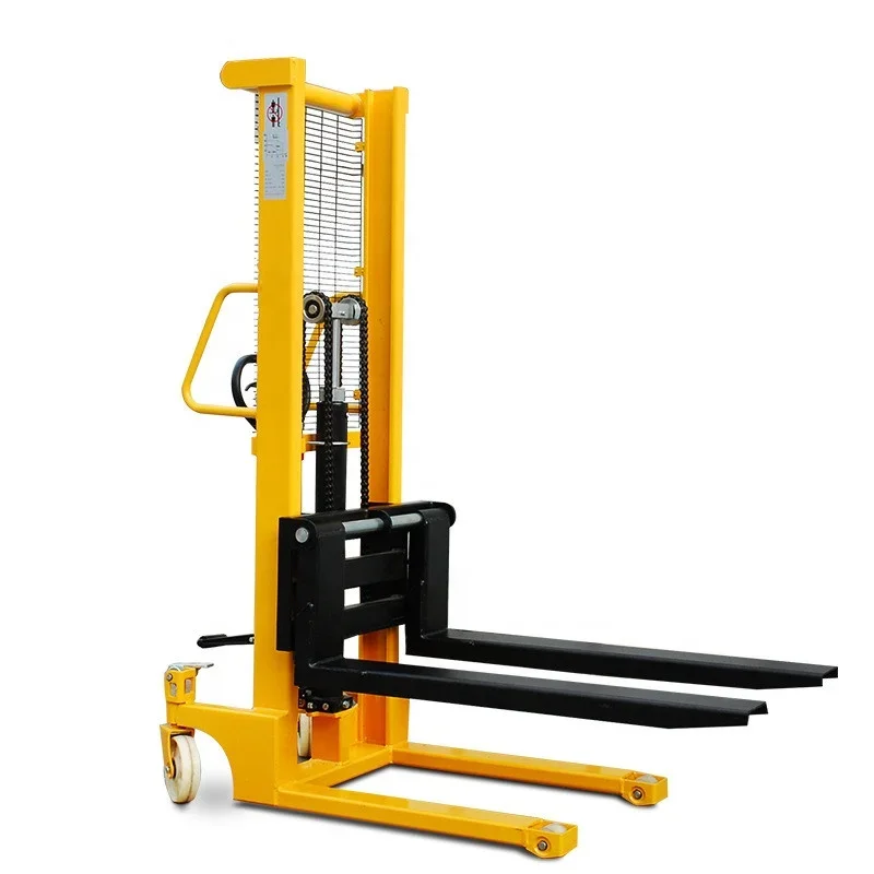 2023 factory steel manual hydraulic forklift customized supported lifting pallet stacker forklift