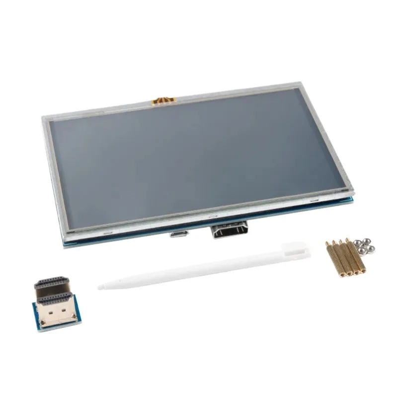 FOR Raspberry Pi 3rd 4th 3 A+/B+/2B/3B+/4B5 Inch HDMI LCD Resistive Touch Screen Display Module 800x480 5.0