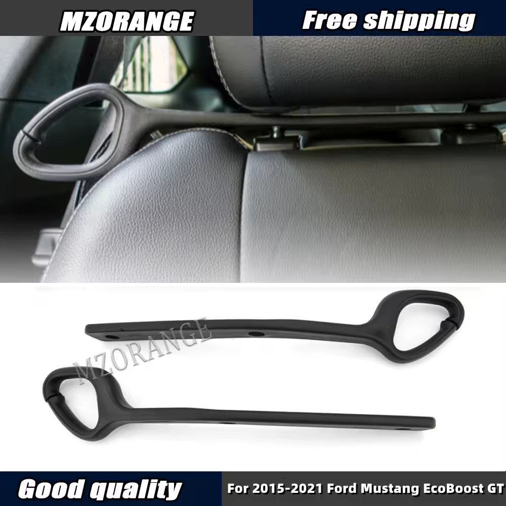 Support de ceinture de sécurité avant, 2 pièces, crochet de guidage d'extension pour Ford Mustang EcoBoost GT 2015 – 2021, accessoires de voiture