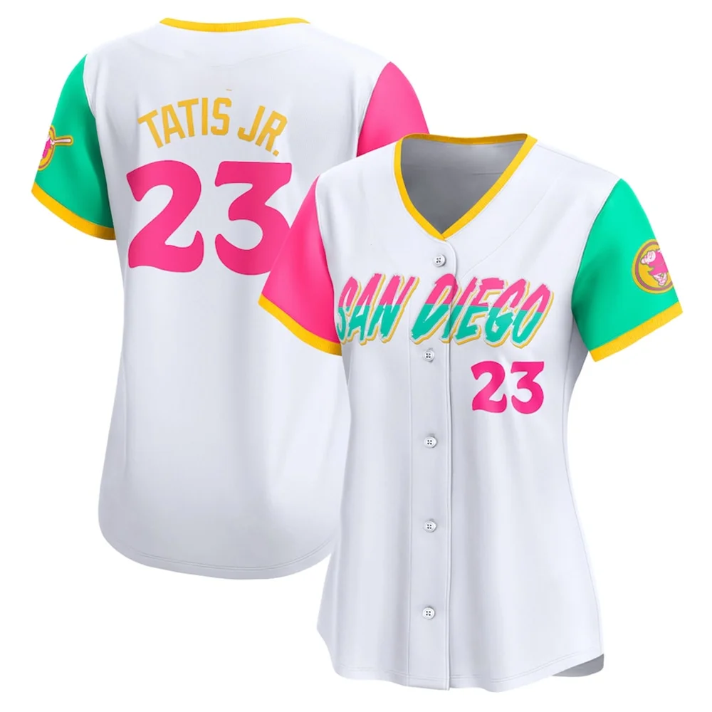 Summer Hot Sale Padres Baseball Shirt Flat Bottom Short Sleeve San Diego Adult Men's & Women's Tops Children's Training Jerseys