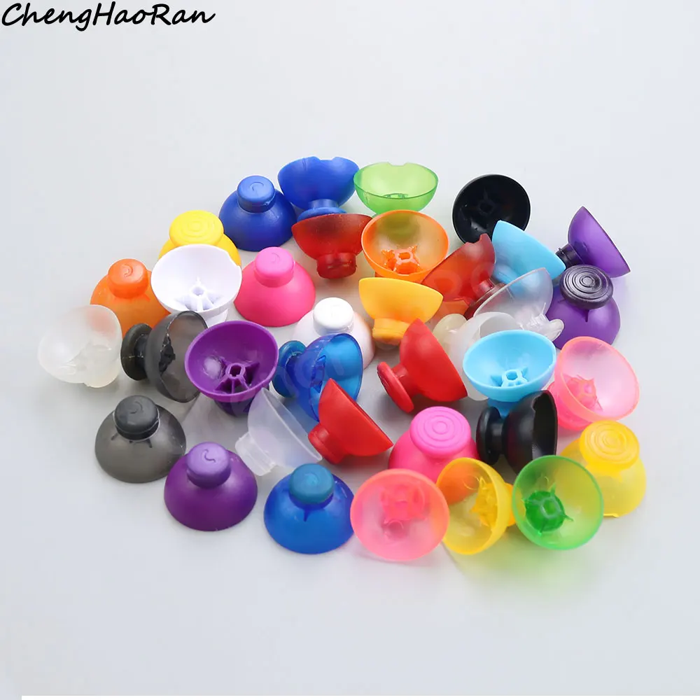 1 пара для GameCube 3D аналоговый джойстик, ручки для большого пальца, колпачки, кнопки для контроллера NGC, геймпада, ремонт, запасные части