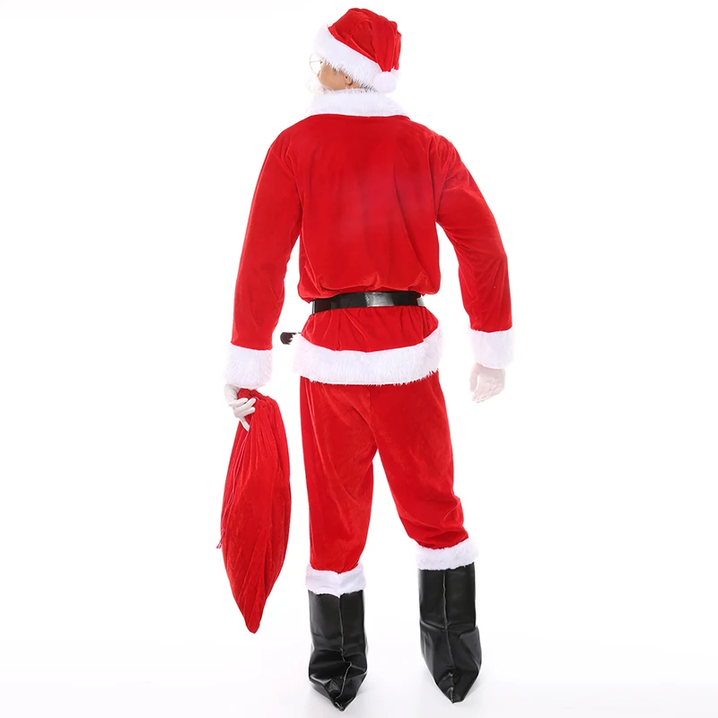 Christmas Set Cosplay Santa Clothing Christmas Hat Men's Women's Santa Lingerie Xmas Atmosphere Gift Pack Adult Costume