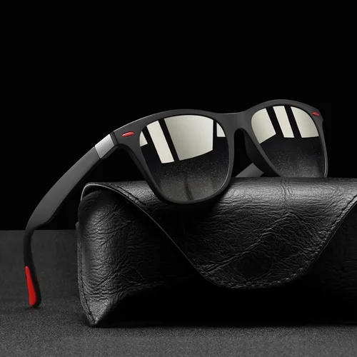 Imagen 2 del producto 12 Uds. Gafas de sol cuadradas UV400 a la moda para hombres y mujeres que conducen gafas ligeras coloridas de moda para exteriores