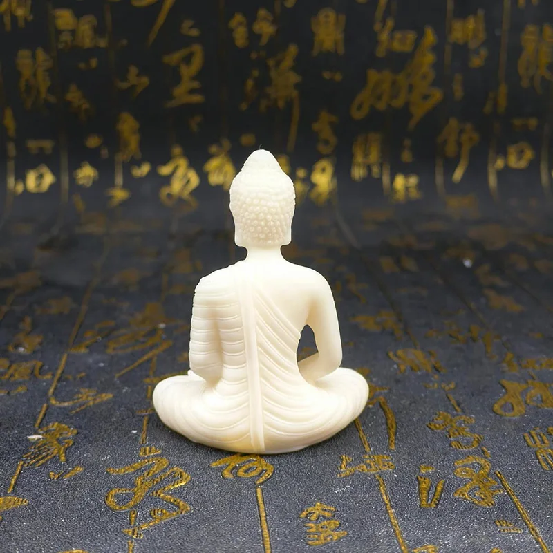 Shakyamuni Buddha Statue Founder of Buddhism Suitable for Home, Room, Office, Car Wealth Luck Feng Shui Decor India Buddha