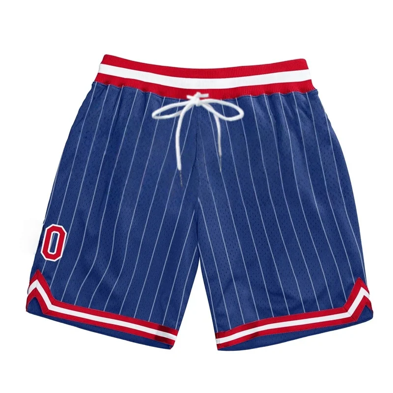 Fashionable Striped Pattern Sports Shorts Simple Casual Breathable Beach Shorts Quick Dry Man Surf Board Shorts Beachwear Moto