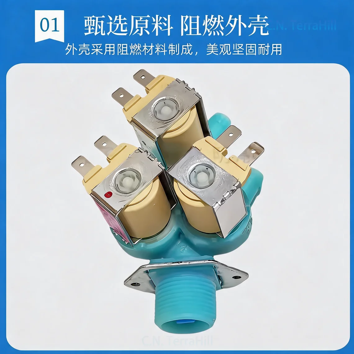 Washing Machine Water Inlet Valve Solenoid Valve DC62-00311C DC62-00266E Compatible with Samsung Washer