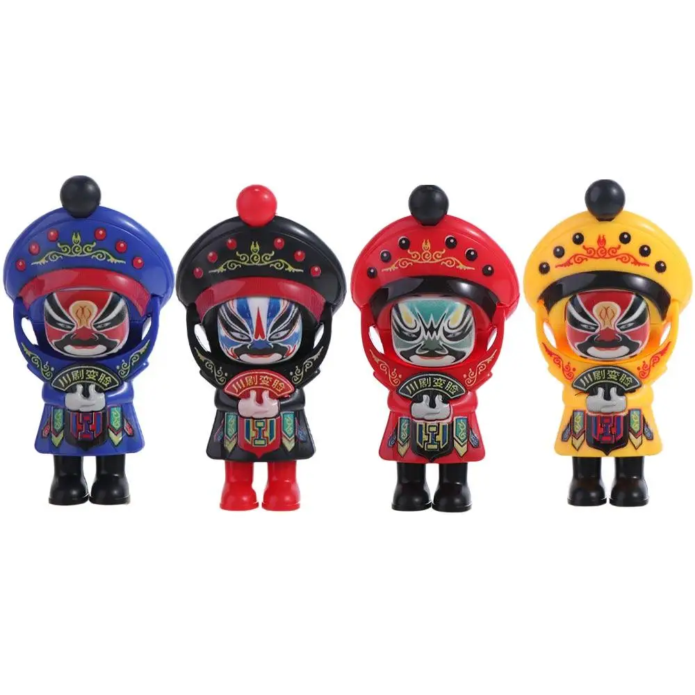 Face Change Sichuan Opera Face Changing Doll Sichuan Opera Chinese Style Face Changing Toy DIY Crafts Mini Opera Face Makeup