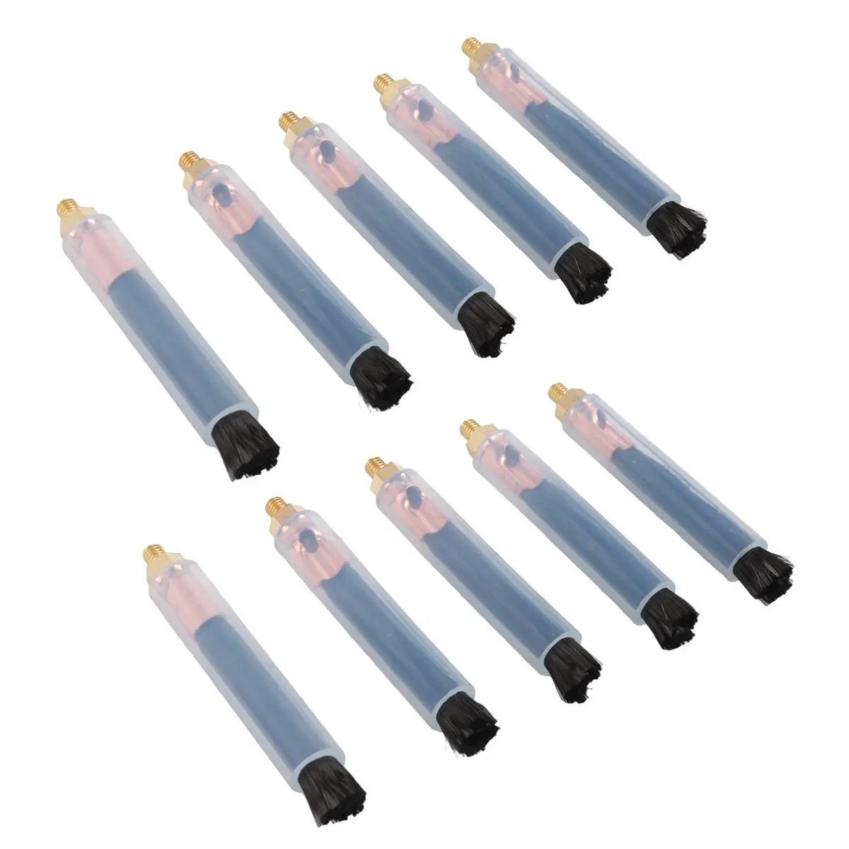 A50U 10Pcs M6 Weld Brushes for Weld Seam Bead Joint Cleaning Polishing Machine Cleaner Polishing Brush Head for Steel Weld