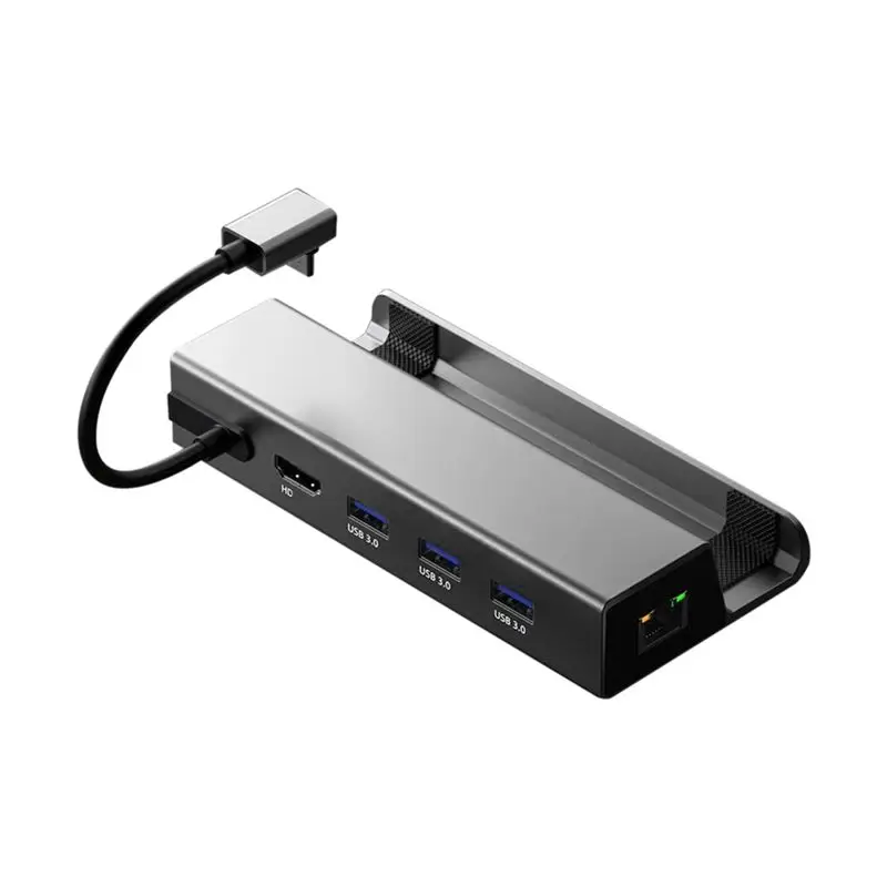 

Док-станция Mainframe 4K 60Hz для Steam Deck, Gigabit Ethernet, полная док-станция 6-в-1, аксессуары для Steam Deck