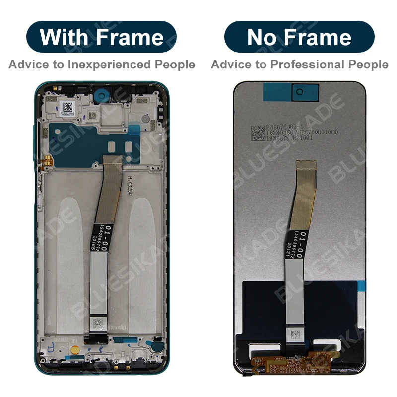 For Xiaomi Redmi Note 9S LCD Display  M2003J6A1G Touch Screen For Redmi Note 9 Pro Display M2003J6B2G Digitizer Replacement Part