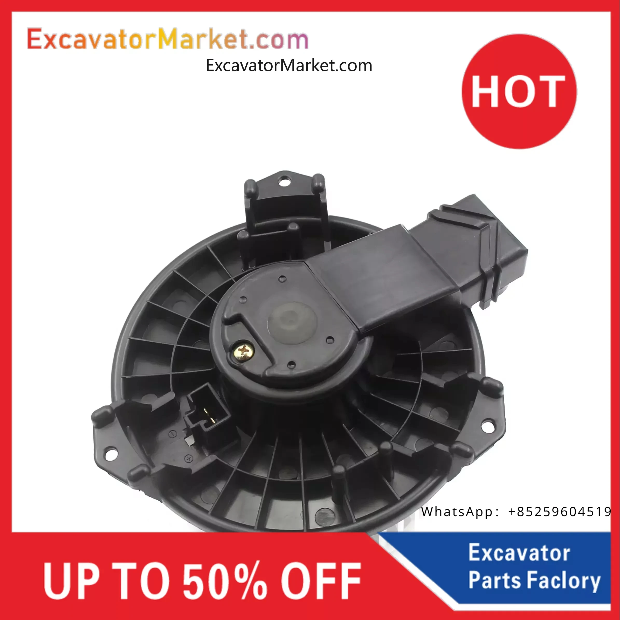 AUTO Air Conditioner Blower Motor For KUBOTA Excavator SK60-8  MOTOR ASSY BLOWER A/C AC Air Condition FAN MOTOR BLOWER