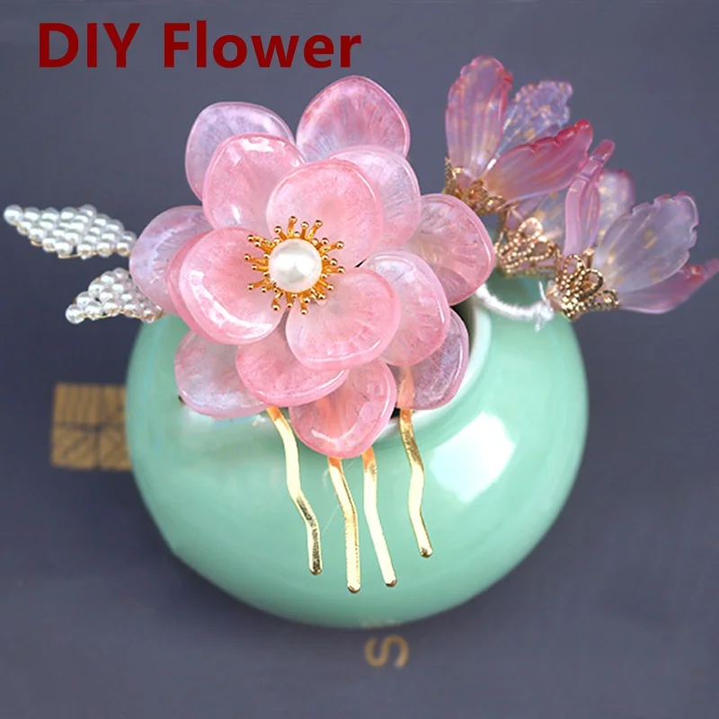 10pcs 파란색 보라색 20x18mm 꽃 꽃잎 Lampwork 유리 느슨한 상단 드릴 펜 던 트 비즈 보석 만들기 DIY 꽃 결과