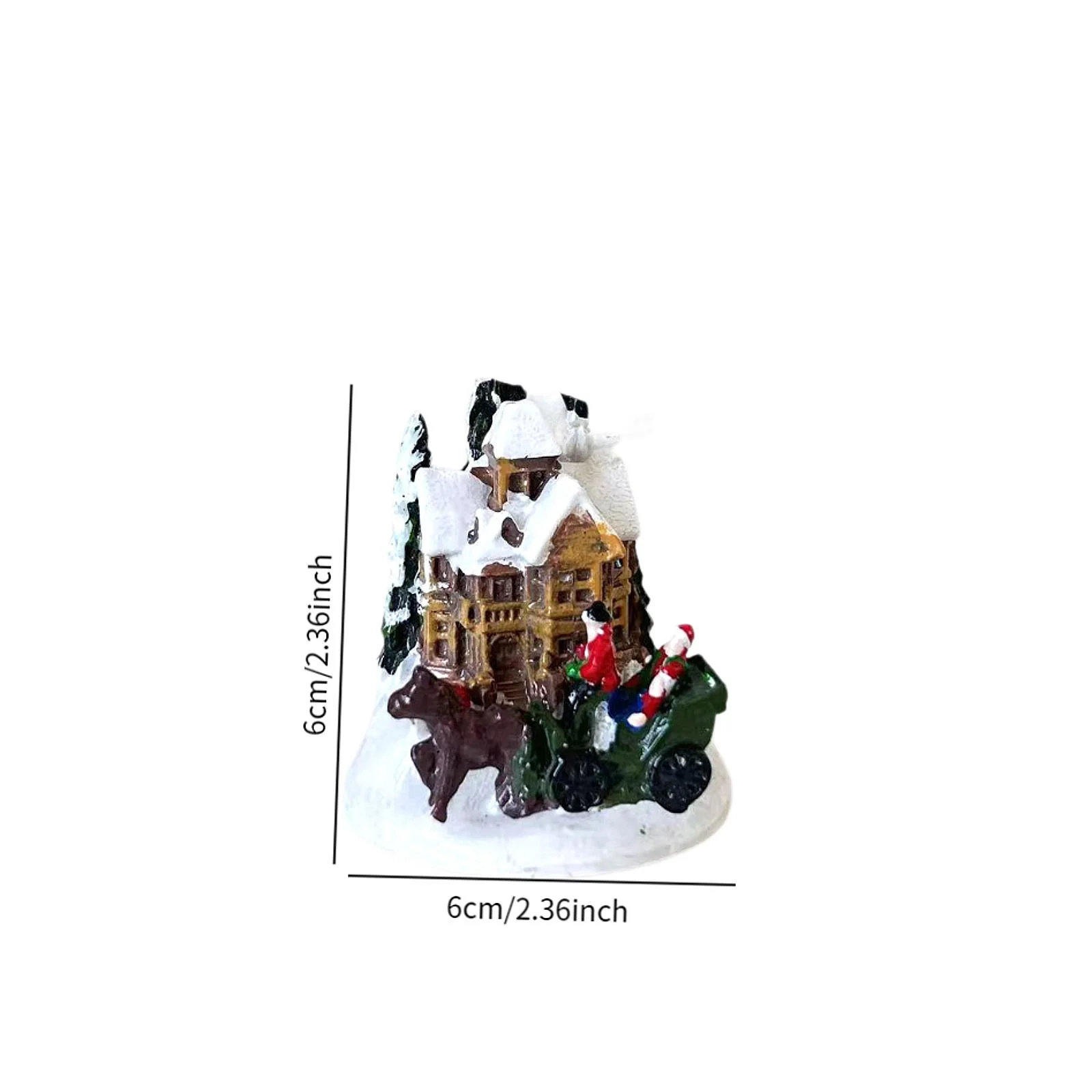 Christmas Decoration Sculpture Gift Collectible Arts Christmas Figurine for
