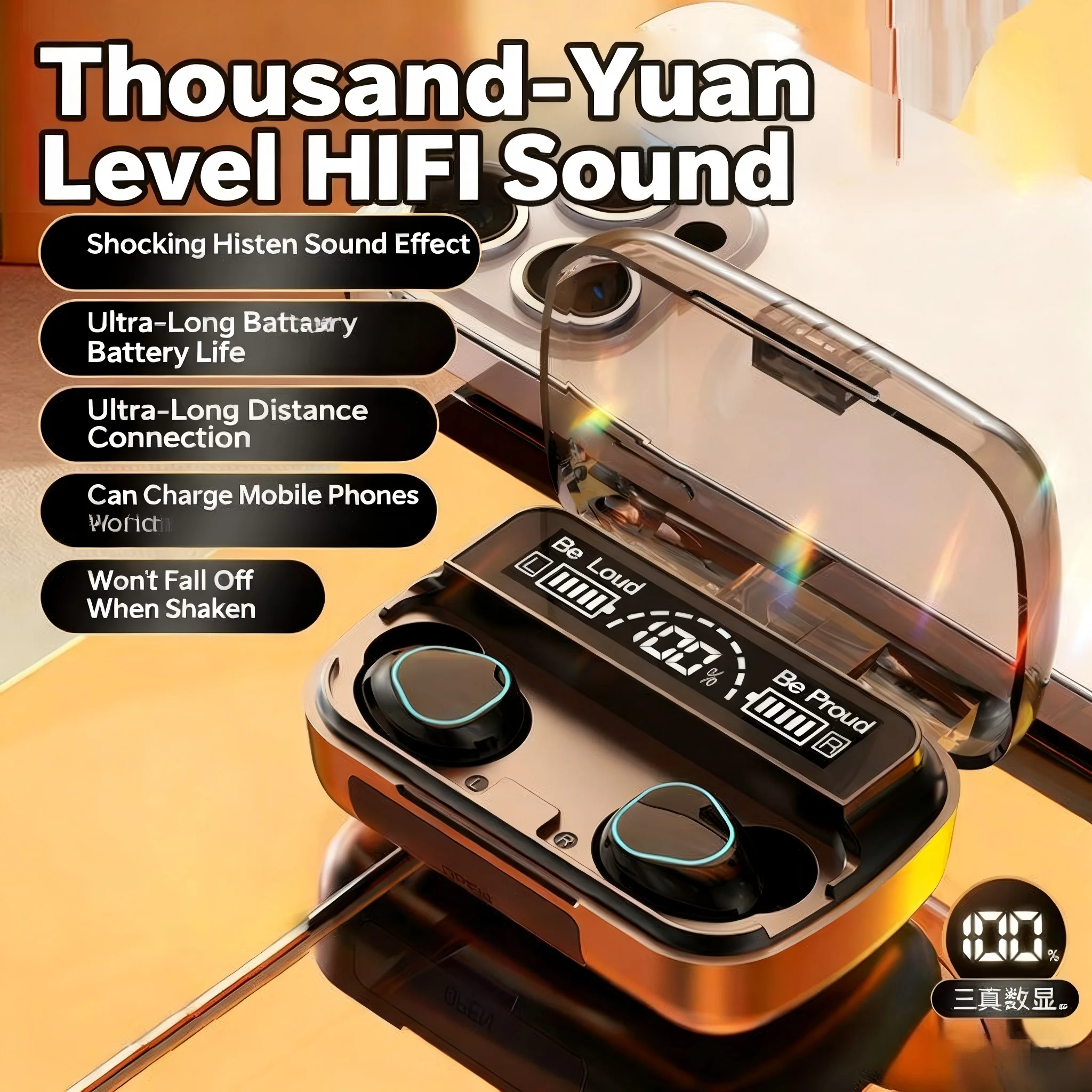 M10 Беспроводные наушники Bluetooth наушники водонепроницаемые наушники спортивные наушники для Huawei Iphone OPPO Xiaomi TWS музыкальная гарнитура